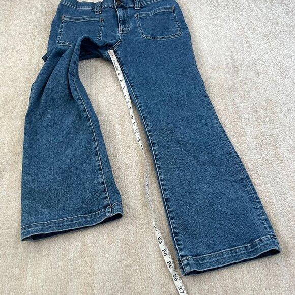 Madewell Mid Rise Kick Out Blue Jeans 30 - Picture 5 of 10